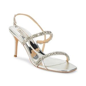 $275 Badgley Mischka Size 8.5 Zane Slingback Sandal Pump Heel NWB